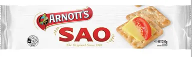 Package of Arnott's SAO Cracker