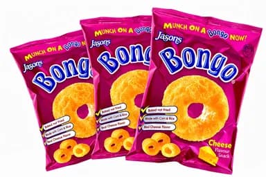 Package of BONGO Cheese Snack 64g
