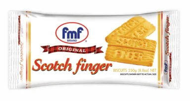 Package of FMF Scotch Finger biscuits