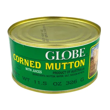Can of Globe Corned Mutton (Halal)