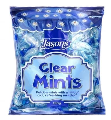 Bag of Jasons Clear Mints (White) 150g