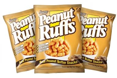Package of Jasons Peanut Ruffs 64g
