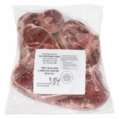 Cut of Lamb Leg Sliced Prepack