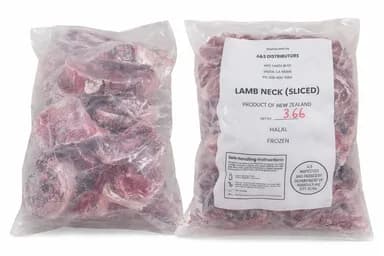 Cut of Lamb Neck Sliced Prepack
