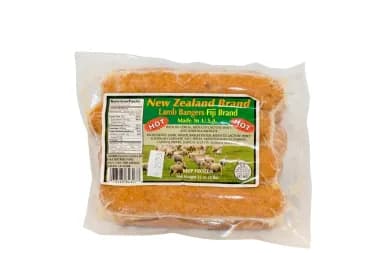 Package of Lamb Sausage Hot