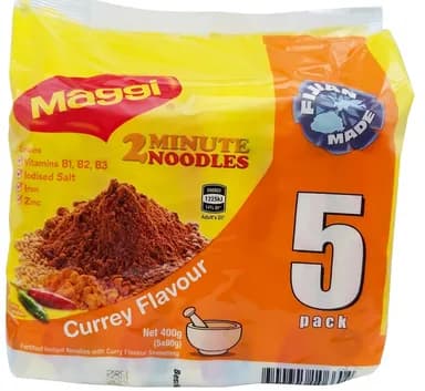 Maggi Curry Flavour noodles pack