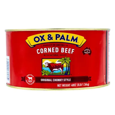 Can of Ox & Palm Corned Beef 3lb