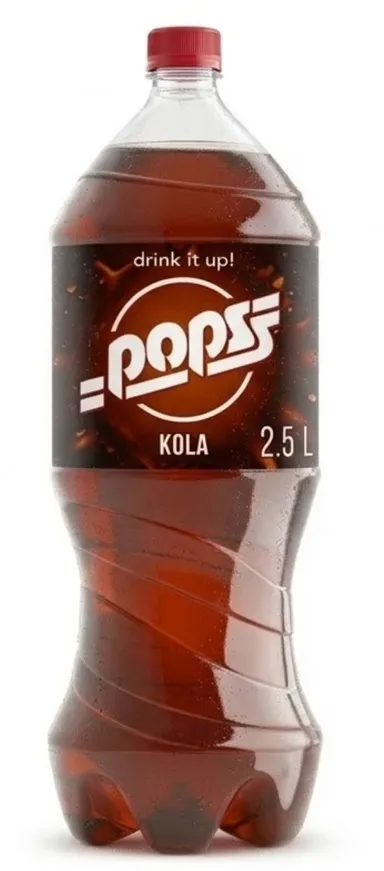 Pops Kola 2.5L bottle