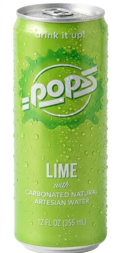 Pops Lime 355ml can