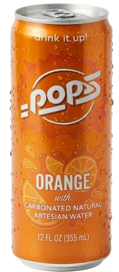Pops Orange 355ml can