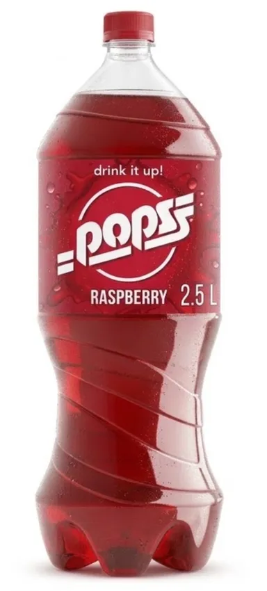Pops Raspberry 2.5L bottle