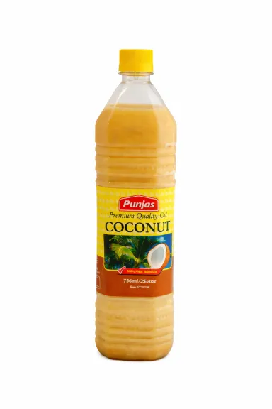 Bottle of Punjas Coconut Oil