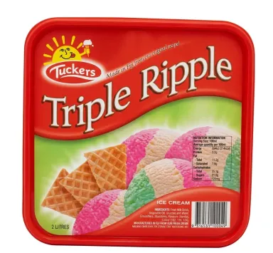 Package of Tuckers Triple Ripple ice cream